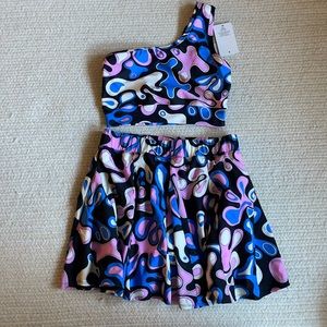 Revolve year of ours two-piece work outside